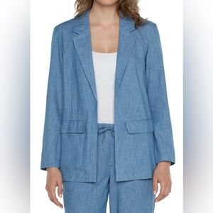 Liverpool Boyfriend Blazer Chambray